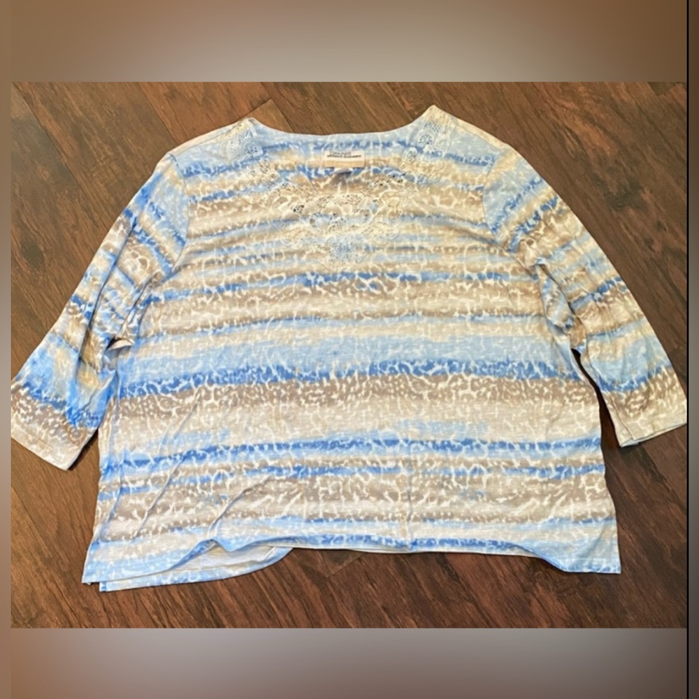 Alfred Dunner Women’s Striped Top